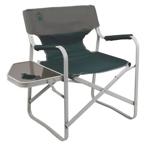 SILLA COLEMAN DIRECTOR STEEL DECK HASTA 136KG C/MESA PLEGABLE